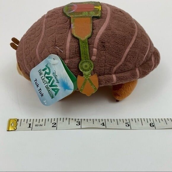 Disney Raya and the Last Dragon Tuk Tuk Plush Brown Stuffed Animal Ages 3+ - Picture 8 of 8